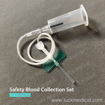 Safety Needle Set with Holder CE